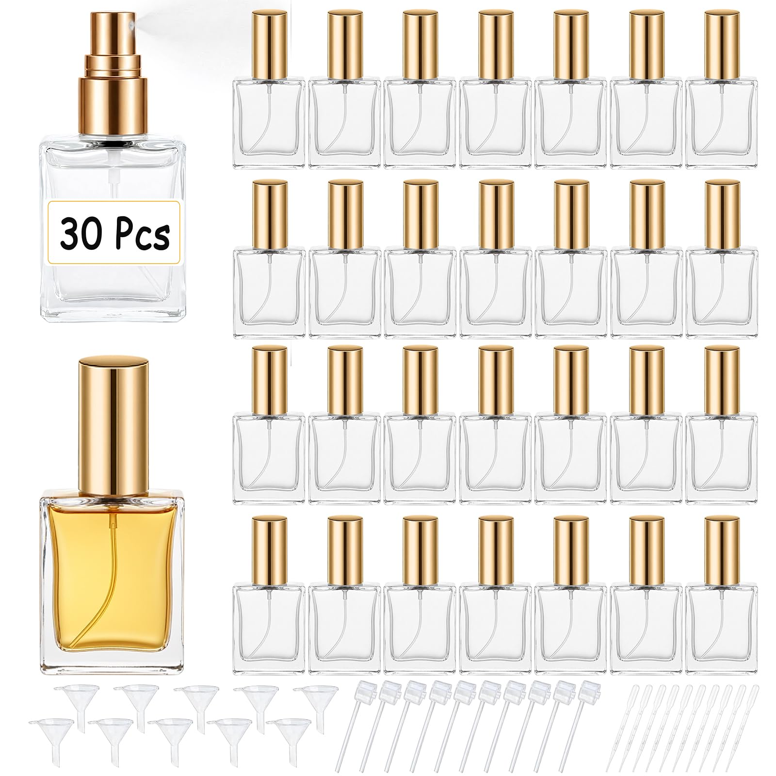 Perfume Fragrance Ingredients - Wysokiej jakości przezroczyste szklane butelki z