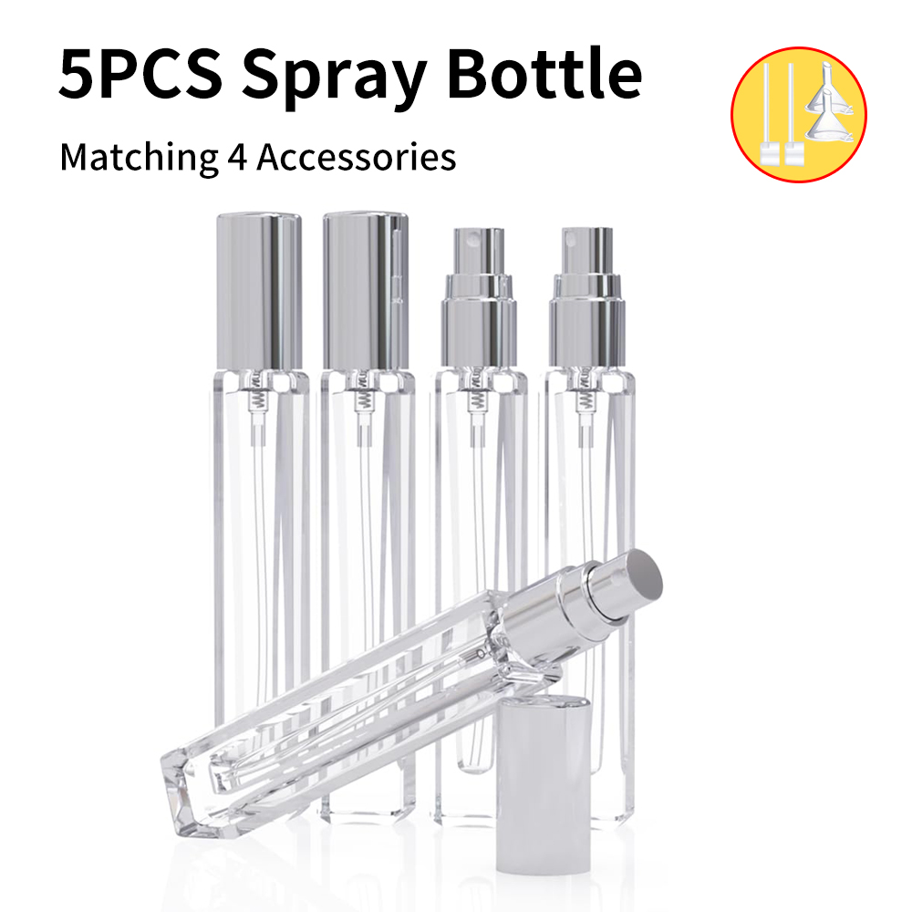 Perfume Fragrance Ingredients - 5-częściowy zestaw atomizerów do wody kolońskiej,