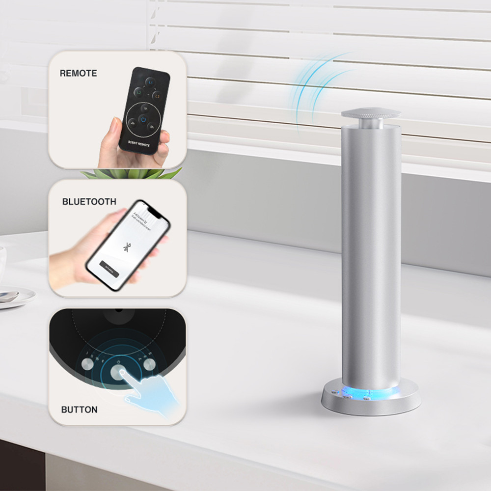 Perfume Fragrance Diffuser - Domowy dyfuzor zapachowy Bluetooth, metalowy, na