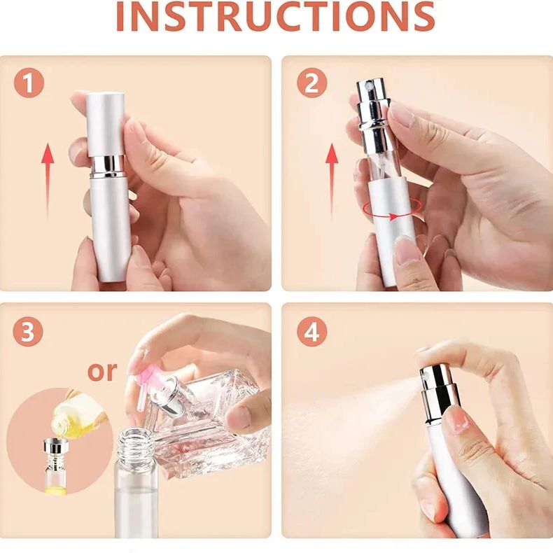 4 szt. + 4 akcesoria 5 ml prze – Perfume Fragrance Ingredients recenzja i cena